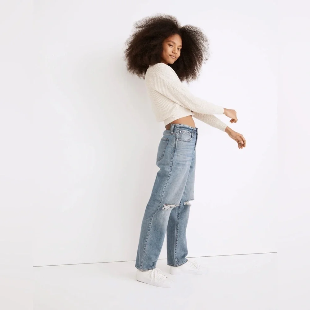 Madewell | The‎ Dadjean in Dustin Wash: Destroyed Edition Distressed Size 27/4